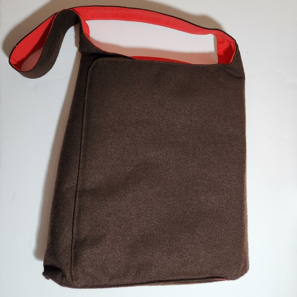 Spec A-Line Sling Bag For IPads Tablets Netbooks Brown & Red Pre-Owned - Picture 4 of 14